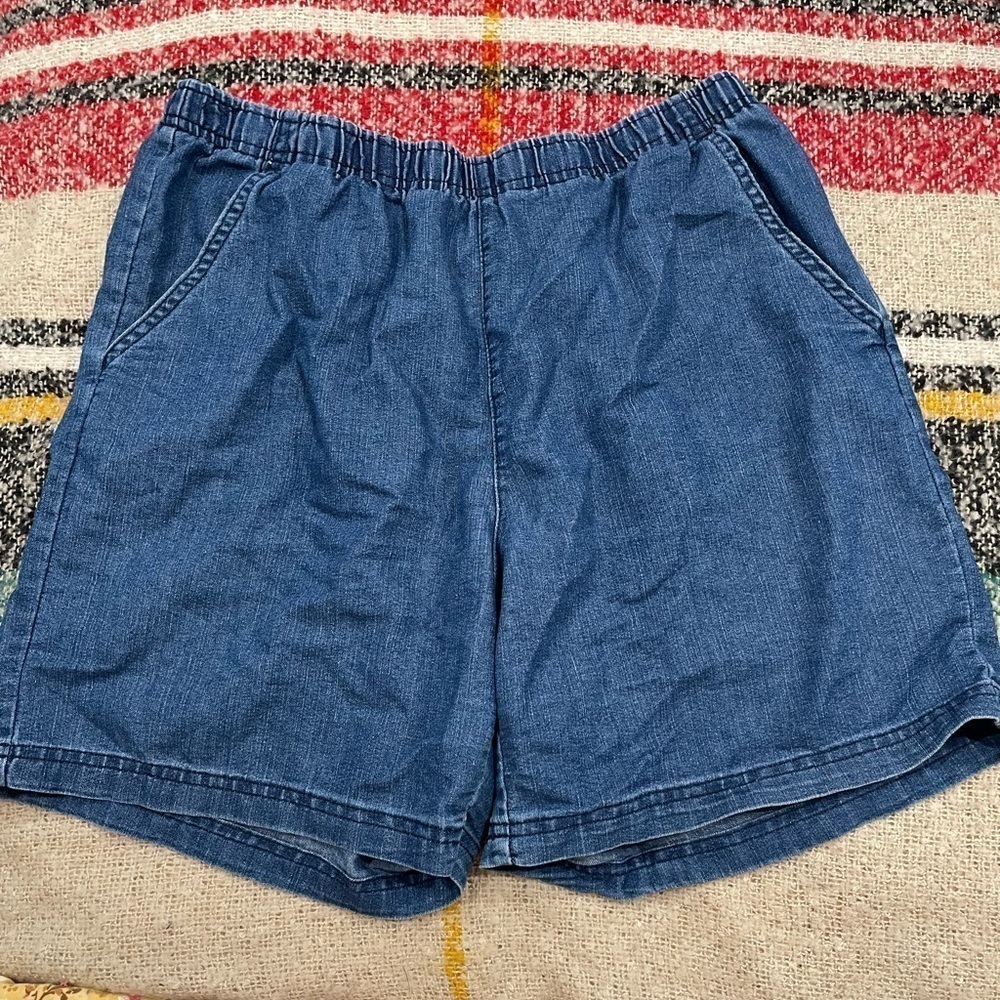DENIM SHORTS - Picture 1 of 4